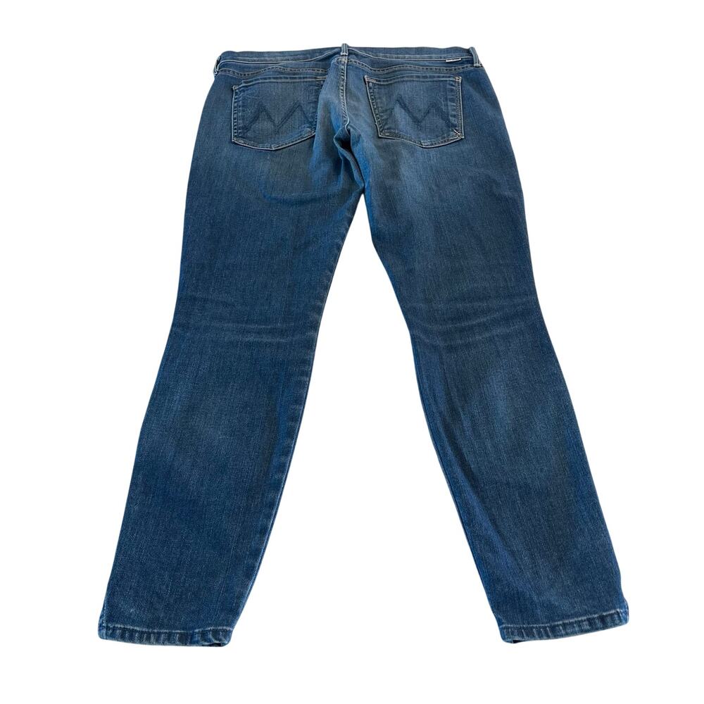MOTHER Denim The Vamp In Spiked Heels To Tractor Wheels Cropped Jeans Size 30 - Picture 3 of 13